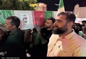 بدرقه پیکر شهید صیاد زید ماهیگیر لارکی در قشم؛ فریاد وحدت علیه جنایت صهیونیستی