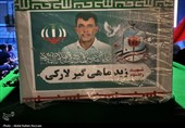 بدرقه پیکر شهید صیاد زید ماهیگیر لارکی در قشم؛ فریاد وحدت علیه جنایت صهیونیستی