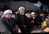 بدرقه پیکر شهید صیاد زید ماهیگیر لارکی در قشم؛ فریاد وحدت علیه جنایت صهیونیستی