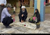 مراسم غبارروبی مزار شهدا - قشم