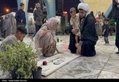 مراسم غبارروبی مزار شهدا - قشم