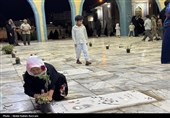 مراسم غبارروبی مزار شهدا - قشم