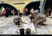 مراسم غبارروبی مزار شهدا - قشم
