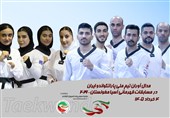 10 مدال برای ملیپوشان پاراتکواندو در مسابقات قهرمانی آسیا