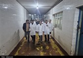 بازدید مقام‌های قضائی و دامپزشکی اردبیل از مجتمع گوشت در آستانه عید قربان