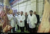بازدید مقام‌های قضائی و دامپزشکی اردبیل از مجتمع گوشت در آستانه عید قربان