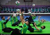 تمرین تیم ملی والیبال نشسته
