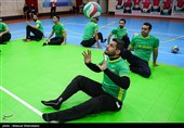 تمرین تیم ملی والیبال نشسته