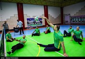 تمرین تیم ملی والیبال نشسته
