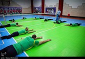 تمرین تیم ملی والیبال نشسته