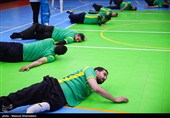تمرین تیم ملی والیبال نشسته