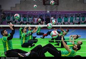 تمرین تیم ملی والیبال نشسته