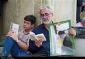 حال‌وهوای زائران حرم بانوی کرامت در دعای عرفه