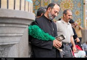 حال‌وهوای زائران حرم بانوی کرامت در دعای عرفه