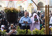 مراسم دعای عرفه در حرم مطهر رضوی