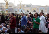 مراسم دعای عرفه در حرم مطهر رضوی
