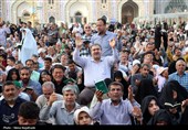 مراسم دعای عرفه در حرم مطهر رضوی