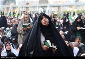 مراسم دعای عرفه در حرم مطهر رضوی