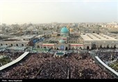 مراسم دعای عرفه در حرم مطهر رضوی
