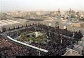 مراسم دعای عرفه در حرم مطهر رضوی