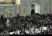 مراسم دعای عرفه در حرم مطهر رضوی