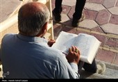 زمزمه‌های عاشقانه دعای عرفه در جوار مزار حاج قاسم