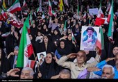 طنین «لبیک یا خامنه‌ای» در شب عید قربان در میدان‌داری بوشهری‌ها