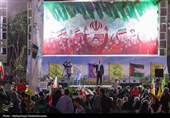 طنین «لبیک یا خامنه‌ای» در شب عید قربان در میدان‌داری بوشهری‌ها