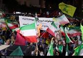 طنین «لبیک یا خامنه‌ای» در شب عید قربان در میدان‌داری بوشهری‌ها