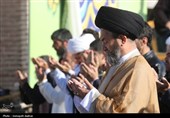 اقامه نماز باشکوه عید قربان در محوطه شهیدگاه شیخ صفی‌الدین اردبیلی