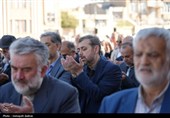 اقامه نماز باشکوه عید قربان در محوطه شهیدگاه شیخ صفی‌الدین اردبیلی