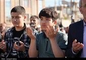 اقامه نماز باشکوه عید قربان در محوطه شهیدگاه شیخ صفی‌الدین اردبیلی