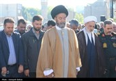 اقامه نماز باشکوه عید قربان در محوطه شهیدگاه شیخ صفی‌الدین اردبیلی