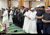 تشییع پیکر شهید صیاد زید ماهیگیر لارکی در  جزیره لارک