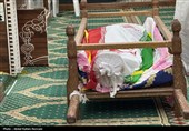 تشییع پیکر شهید صیاد زید ماهیگیر لارکی در  جزیره لارک