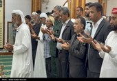 تشییع پیکر شهید صیاد زید ماهیگیر لارکی در  جزیره لارک