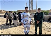 تشییع پیکر شهید صیاد زید ماهیگیر لارکی در  جزیره لارک