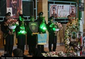جشن تولد طلبه شهید توکلی در گلزار شهدای قم