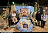جشن تولد طلبه شهید توکلی در گلزار شهدای قم