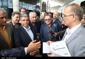 بدرقه نخستین قطار مسافری اردبیل ـ مشهد با حضور مسؤولان استانی و ملی
