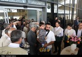 بدرقه نخستین قطار مسافری اردبیل ـ مشهد با حضور مسؤولان استانی و ملی