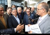 بدرقه نخستین قطار مسافری اردبیل ـ مشهد با حضور مسؤولان استانی و ملی