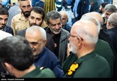 رضا تقی پور  در مراسم بزرگداشت سپهبد شهید محمد پاکپور