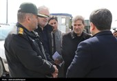 بازدید میدانی استاندار اردبیل از اداره کل راهداری و پلیس راه محور اردبیل-خلخال