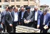 آیین خشت‌گذاری مدرسه 9 کلاسه امام خمینی(ره) شهرستان خمین