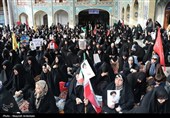 مراسم یادبود شهدای خانواده رهبر معظم انقلاب در حرم حضرت عبدالعظیم حسنی(ع)