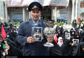 مراسم یادبود شهدای خانواده رهبر معظم انقلاب در حرم حضرت عبدالعظیم حسنی(ع)