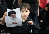 مراسم یادبود شهدای خانواده رهبر معظم انقلاب در حرم حضرت عبدالعظیم حسنی(ع)