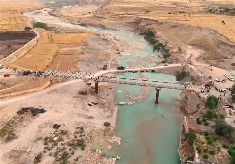 مرمت و بازسازی پل رودخانه اعلاء در بخش ابوالفارس رامهرمز