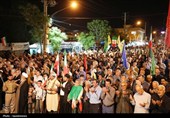 خروش مرگ بر آمریکا و طنین نماز استغاثه در یاسوج